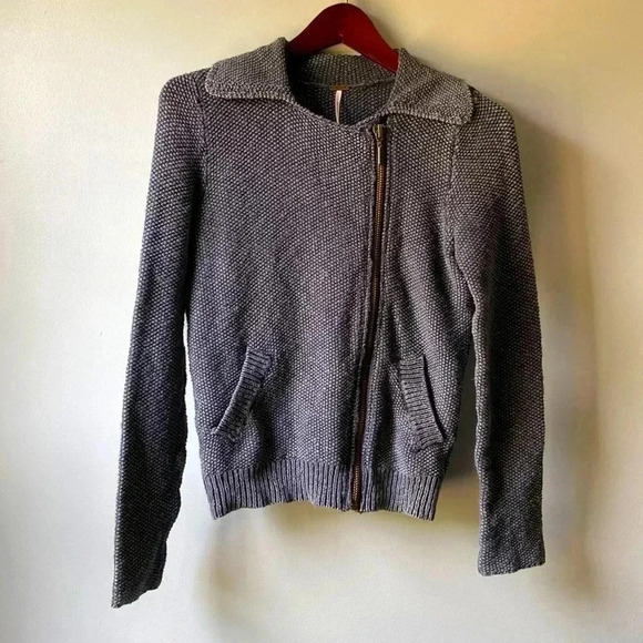 Free people kitted riders style jacket size Small - Picture 2 of 5
